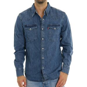 CAMICIA ICONIC WESTERN AZZURRO